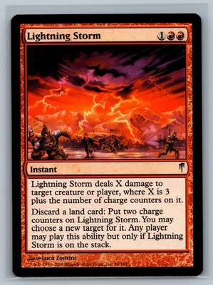 Magic The Gathering Coldsnap Lightning Storm #89/155 MTG TCG CCG - Image 1 of 2
