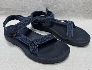 Teva Hurricane 4 Sandals - Navy/ Black - Men's 12 EUC - Picture 1 of 6