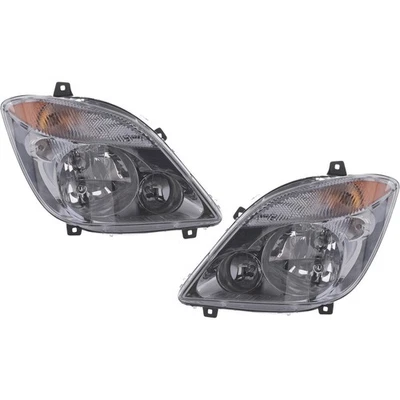 Headlight Set For 2007-2009 Dodge Sprinter 2500 Left & Right Side w/ bulb - Image 1 of 4