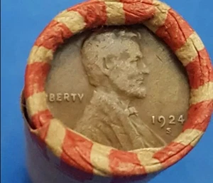 1909-1958 Lincoln Wheat Penny Rolle zirkuliert - Bild 1 von 4