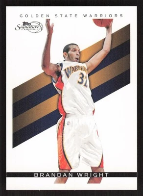 2008 TOPPS SIGNATURE BRANDAN WRIGHT TS-BW MINT 155503 GOLDEN STATE WARRIORS - Image 1 of 2