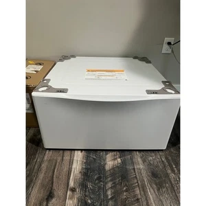 LG WDP4B White Laundry Pedestal Storage Drawer Washing Machine Organization - Picture 1 of 19
