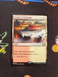 EXACT CARD PICTURED Temple Of Triumph TDC 0407 MTG Tarkir Commander Eng Non-F - Picture 1 of 2