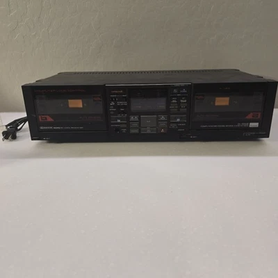 Sansui D-95WR Compu-Synchro deck cassete duplo reverso e instruções - Funciona! - Imagem 1 de 4