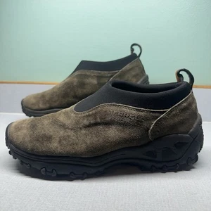 Merrell Men's Size 8 Winter Moc Gunsmoke Stretchy Ankle Loafer driving Shoe - Picture 1 of 13