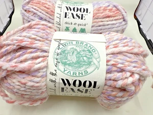 Menge 2 Wool-ease dick schnell Löwen Marke Garn Kaugummi super sperrig 87 Yards 5 Unzen - Bild 1 von 4