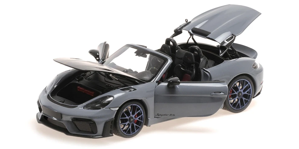 Minichamps 1:18 PORSCHE SPYDER RS GREY WITH WEISSACH PACKAGE 2024 - 110063130 - Immagine 1 di 1