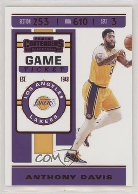 2019-20 Panini Contenders Game Ticket Red Anthony Davis #7 - Image 1 of 2
