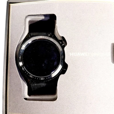 Huawei Watch GT Smartwatch Black Stainless Steel 46mm Bluetooth GPS - Image 1 of 4