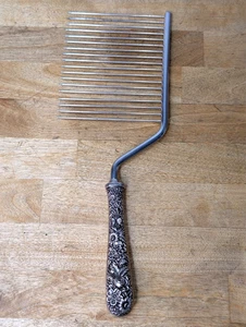 Sterling Silber Griff S Kirk & Sons Repousse Engel Essen Kuchen Kamm Messer 103/4 - Bild 1 von 5