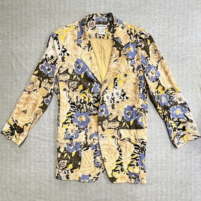 Chaqueta Blazer Estampado Completo ISSEY MIYAKE Temprano Años 90 Y2K Para Hombres Foto 1 de 4