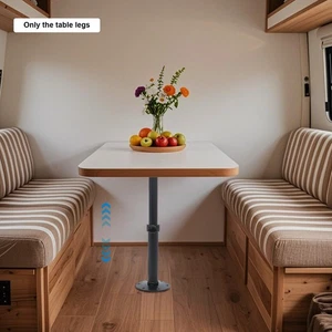 Mesa Ajustable Pedestal Barco Mesa Pedestal Mesa Pedestal Pata Aleación Aluminio - Imagen 1 de 17