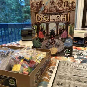 The Oracle of Delphi Board Game Stefan Feld TMG, NIS, NEW, Rare! - Picture 1 of 8