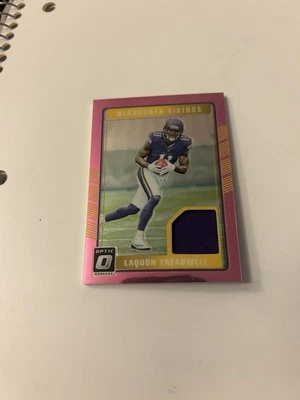 2016 Donruss Optic - Rookie Threads Laquon Treadwell #DRT-LT /175 (MEM, RC) Pink - Image 1 of 4