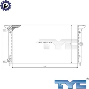 RADIATOR ENGINE COOLING 737-0014 FOR FORD GALAXYI SEAT ALHAMBRA VW AFN/1Z 1.9L - Picture 1 of 6