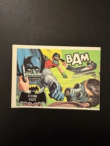 1966 OPC SET BREAK #44 BLACK BAT CARD PRINTED IN CANADA EX! - Picture 1 of 2