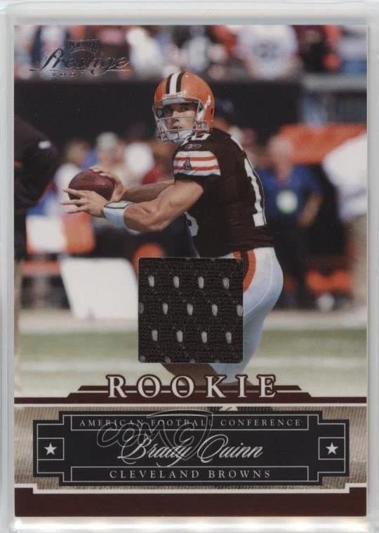 2008 Prestige Rookie Review Materials Brady Quinn #151 - Image 1 of 2
