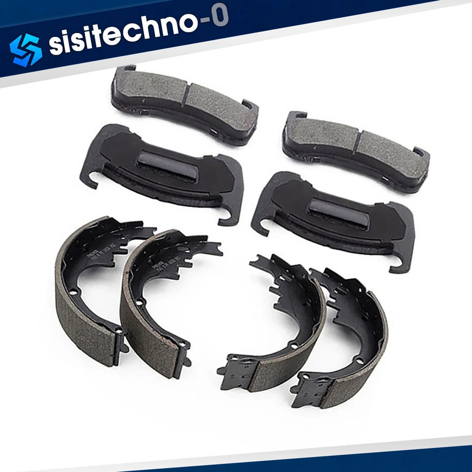 Juego de pastillas de freno de disco delanteras traseras zapata de freno de tambor para Chevrolet Monza 1976-1980 Foto 1 de 4