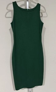 St. John Collection Dress Womens Size 4 Green Knit Sleeveless Sheath Stretch NEW - Picture 1 of 11