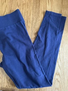 Logo Layers Navy Blue Leggings New Xs - Picture 1 of 4