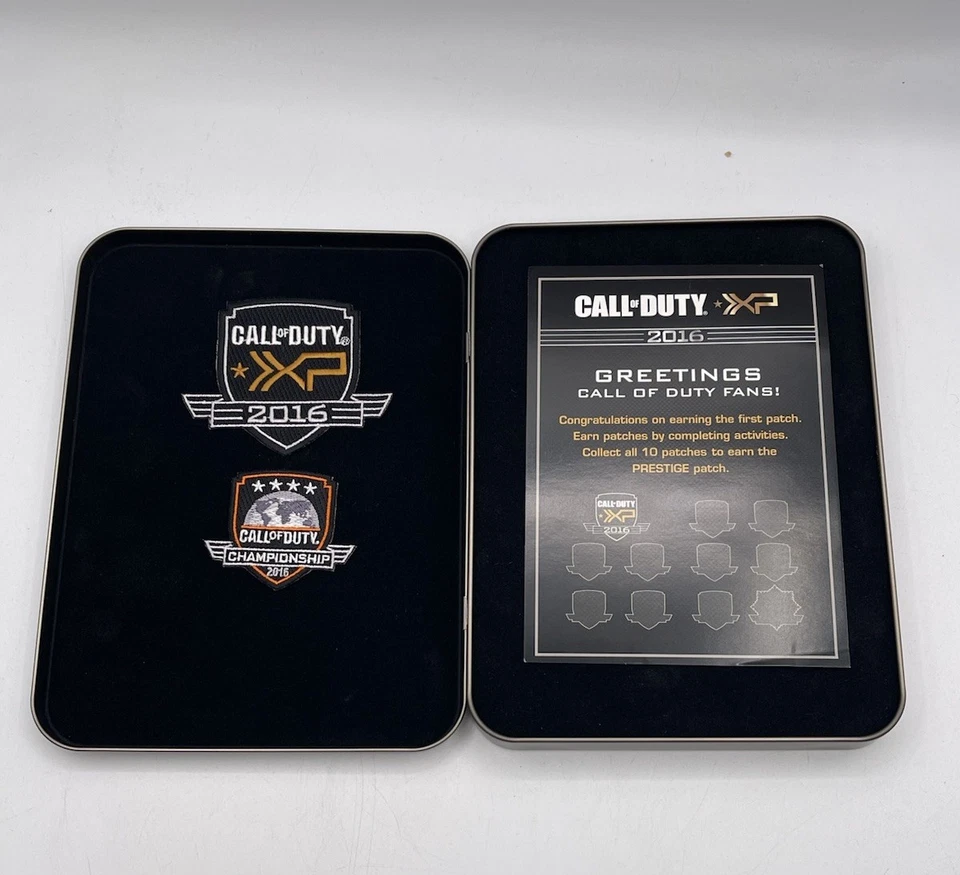 Call of Duty XP Patch Lot - 2016 Los Angeles XP LA COD Championship + Metal Case - Image 1 of 4