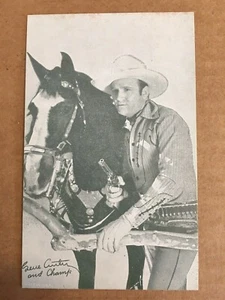Exhibit Gene Autry & Champ Trading Card EX Condition 1939-1948 Arcade AU50 - Picture 1 of 3