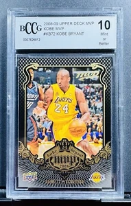 KOBE BRYANT - 2008-09 🔥 U.D. MVP # KB72 (KOBE MVP) / BCCG MT 10🔥 L.A. LAKERS - Picture 1 of 12