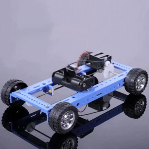 Motor base de automóvil 4x4 tracción en las cuatro ruedas hágalo usted mismo modelo conjunto kit de construcción proyecto juguete - Imagen 1 de 1