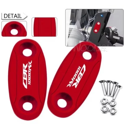 For HONDA CBR600RR CBR1000RR NEW Motorcycle Windscreen Driven Mirror Hole Cover — 第 1/4 张图片