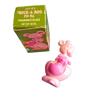 Avon DUFT GLACE Anstecknadel ROCK A ROO KANGAROO Joey Vintage 1975 Brosche NEU - Bild 1 von 8