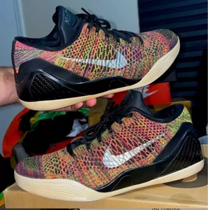 Nike Kobe 9 IX ELITE ID MULTICOLOR FLY KNIT size 11 RARE - Picture 1 of 10