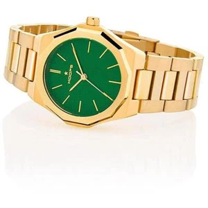 Reloj de Mujer HOOPS ROYAL 2638L-G06 Acero Inoxidable Dorado Verde - Imagen 1 de 1