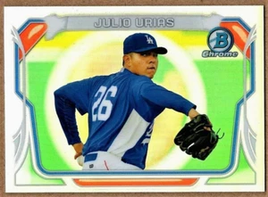 JULIO URIAS - 2014 BOWMAN CHROME MINI REFRACTOR RC - Picture 1 of 2