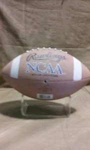 Premium Clear Acrylic NFL Football Display Stand Mancave Decor Or School Ball - Picture 1 of 3