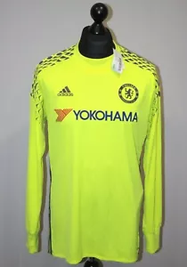SAMPLE (!) Chelsea England GK goalkeeper football shirt 16/17 Adidas Size M - Picture 1 of 9