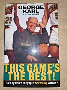 THIS GAME'S THE BEST GEORGE KARL 1997 FIRST EDITION HARDBACK BOOK WITH W/DJ - Bild 1 von 4