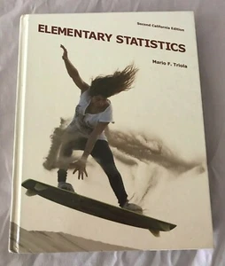 Elementary Statistics Second (2nd) California Edition by Mario F. Triola - Imagen 1 de 8