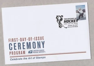 US 5252 History of Hockey Modern Ceremony Program FDC 2017 - Picture 1 of 1