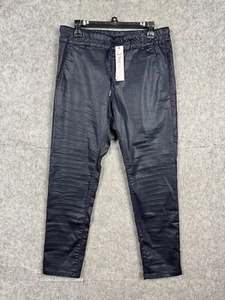 Bevy Flog Pants Womens 31 Blue Snakeskin SHELY Limited Edition Drawstring NWT - Picture 1 of 11