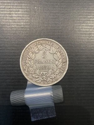 France Republique Français 5 Francs 1874 A Commemorative Silver Hercules Coin - Image 1 of 2