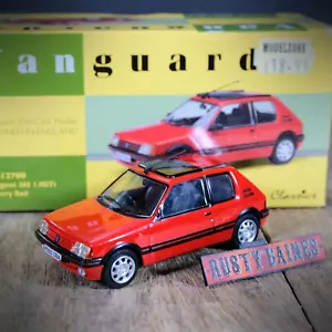 Corgi Vanguards Peugeot 205 1.9 GTi, kirschrot, Mängel - Bild 1 von 4