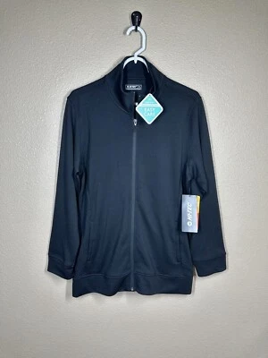 Hi-TEC Resist Shade Women’s XL Full Zip Wrinkle Resistant ELSMAN WAFFLE Black - Image 1 of 4