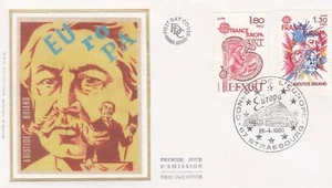 FRANCE 1980 FDC EUROPA YT 2085 ET 2086 - Foto 1 di 1