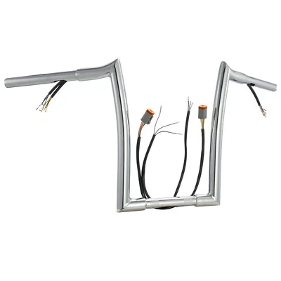 Barra de suspensión Harley Road King 14 pulgadas precableada Ape para Softail Dyna XL 1996-2006 Foto 1 de 4