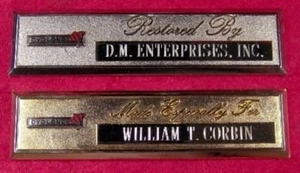 MERCURY CYCLONE - CUSTOM ENGRAVED DASH PLAQUE - Imagen 1 de 1