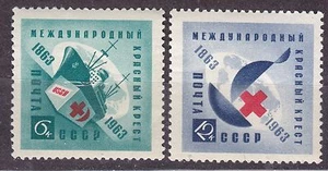 SU 1963 **MNH SC#2766/67 set, Centenary of International Red Cross. - Picture 1 of 1