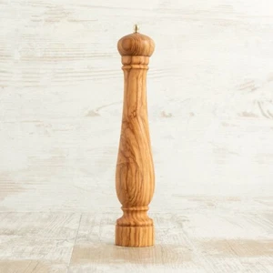 Macinapepe in legno di ulivo macina acciaio lavorazione artigianale h 34cm - Picture 1 of 3