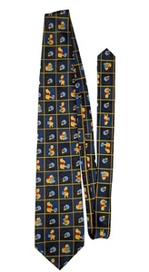Vintage Pooh Walt Disney Winnie The Pooh Polyester Neck Tie Pooh Eating Honey - Picture 1 of 5