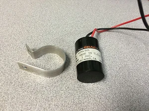 SSAC MSM43W8 Solid State On Delay Relay 120 VAC 3 Second 8" Leads *NEW!* - Picture 1 of 2