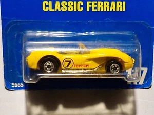 1991 Hot Wheels Classic Ferrari Yellow #117 *** BAD CARD*** - Picture 1 of 3